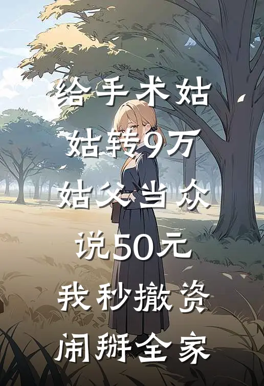 给手术姑姑转9万，姑父当众说50元，我秒撤资闹掰全家