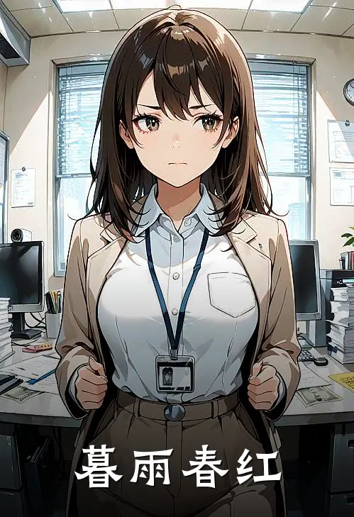 暮雨春红