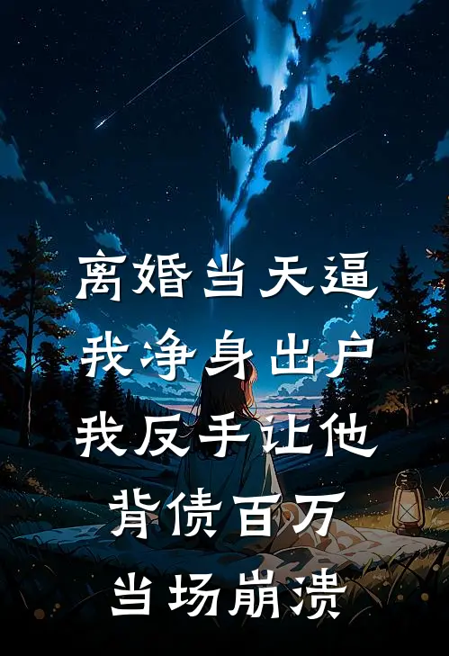 离婚当天逼我净身出户，我反手让他背债百万，当场崩溃