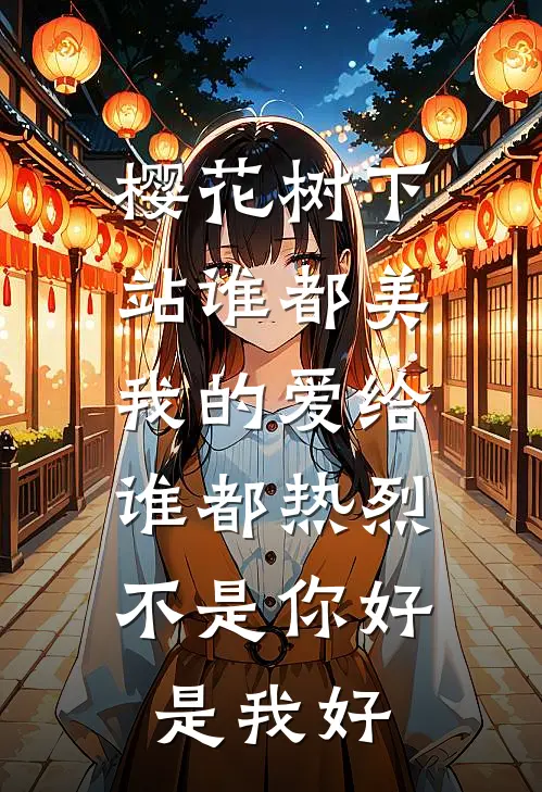 樱花树下站谁都美,我的爱给谁都热烈,不是你好,是我好