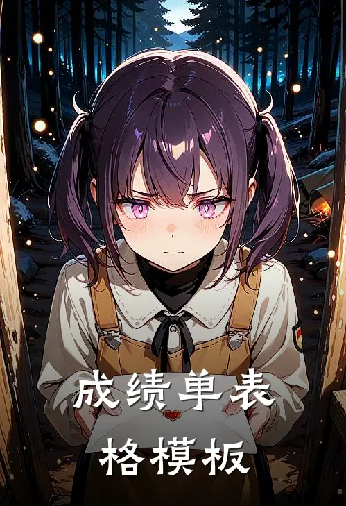 成绩单表格模板