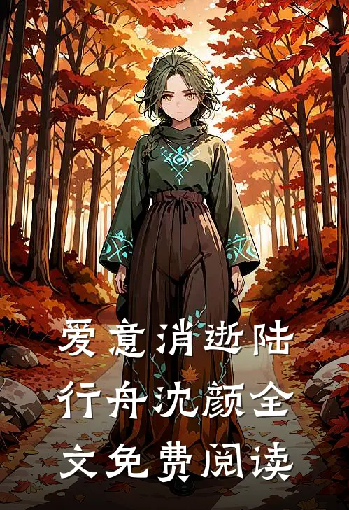 爱意消逝陆行舟沈颜全文免费阅读