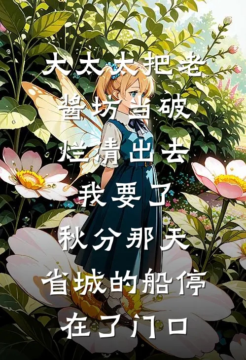 大太太把老酱坊当破烂清出去，我要了；秋分那天，省城的船停在了门口