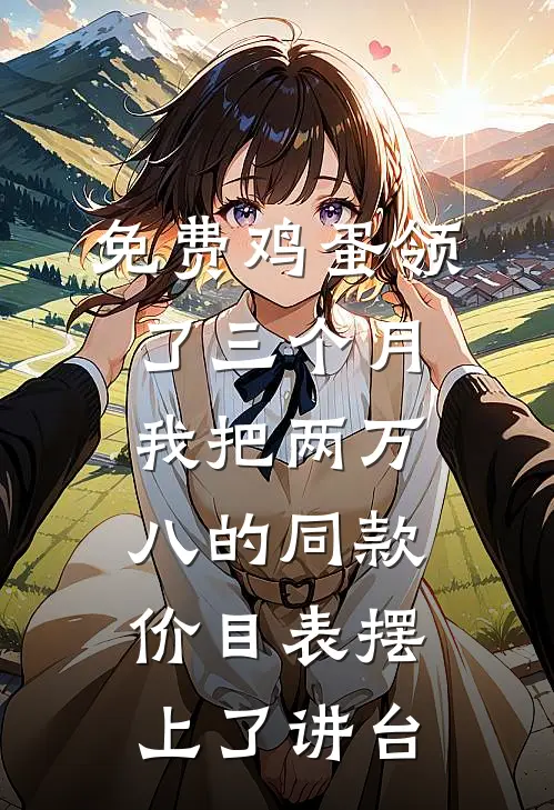 免费鸡蛋领了三个月，我把两万八的同款价目表摆上了讲台