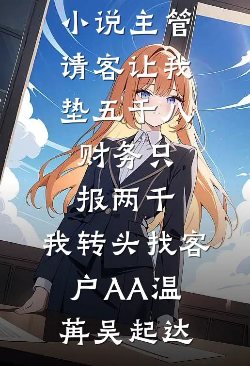 主管请客让我垫五千八，财务只报两千，我转头找客户AA温苒吴起达免费小说完结版_热门免费小说主管请客让我垫五千八，财务只报两千，我转头找客户AA温苒吴起达