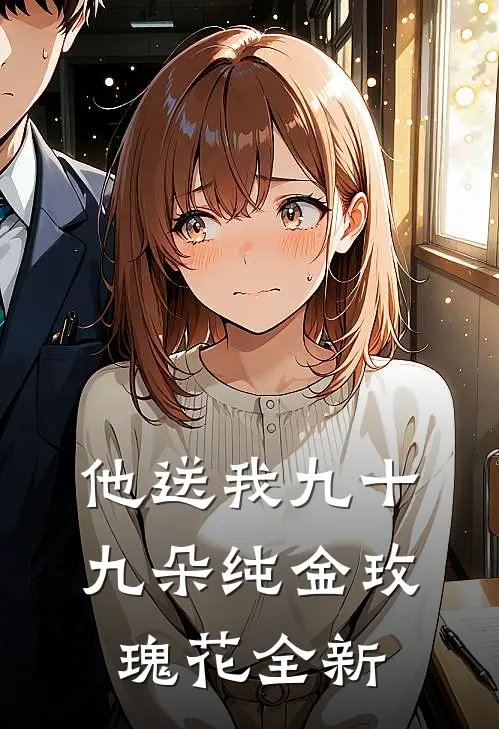 他送我九十九朵纯金玫瑰花全新