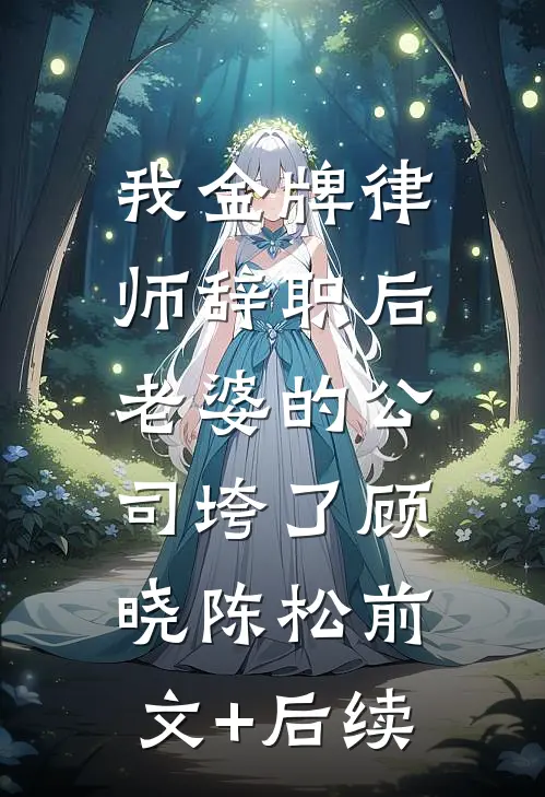 我金牌律师辞职后，老婆的公司垮了顾晓陈松前文+后续