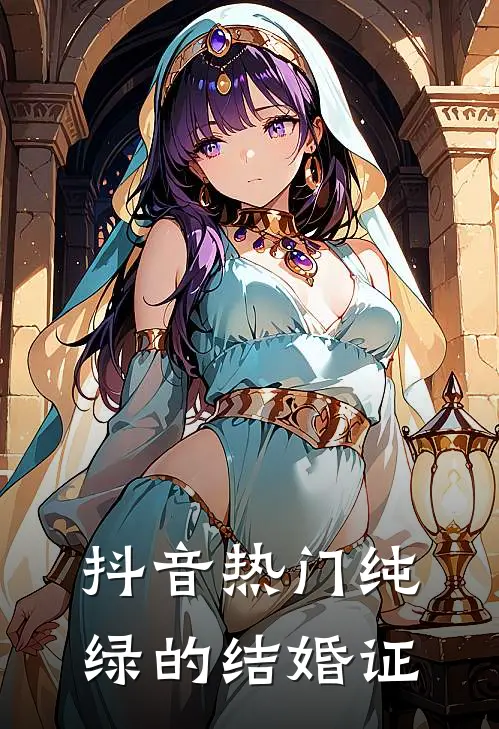 抖音热门纯绿的结婚证