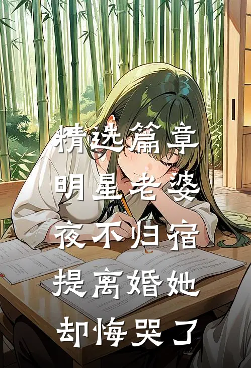 精选篇章明星老婆夜不归宿，提离婚她却悔哭了