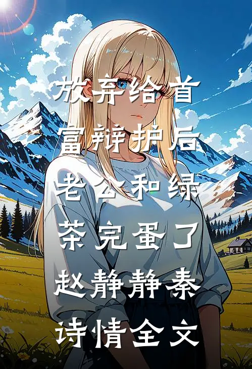 放弃给首富辩护后，老公和绿茶完蛋了赵静静秦诗情全文