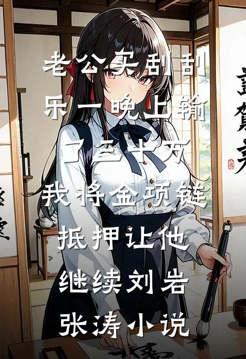 老公买刮刮乐一晚上输了三十万，我将金项链抵押让他继续刘岩张涛小说