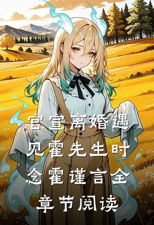 官宣离婚遇见霍先生时念霍谨言全章节阅读