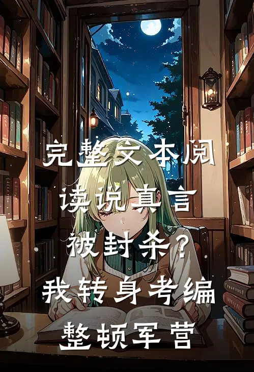 完整文本阅读说真言被封杀？我转身考编整顿军营