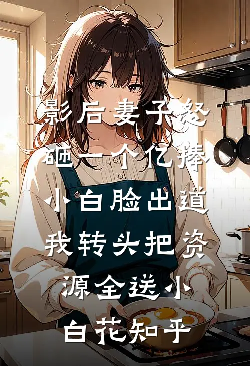 影后妻子怒砸一个亿捧小白脸出道，我转头把资源全送小白花知乎