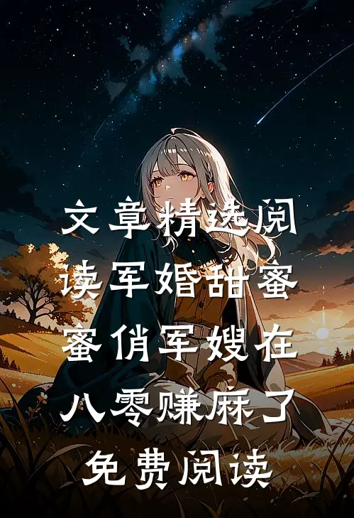 文章精选阅读军婚甜蜜蜜俏军嫂在八零赚麻了免费阅读