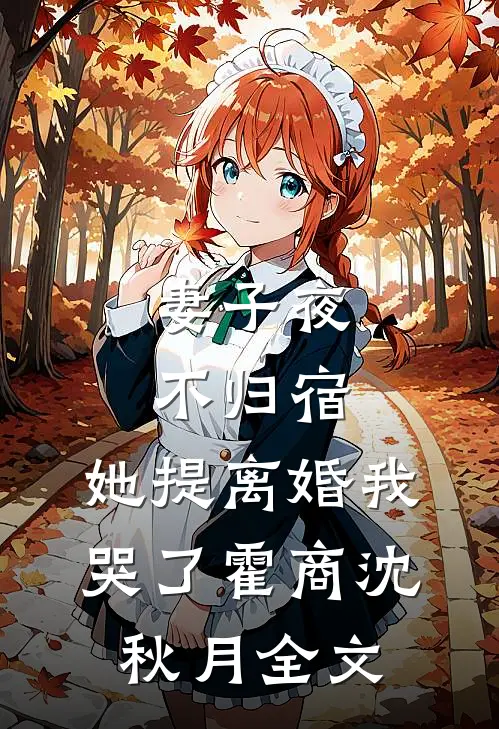 妻子夜不归宿，她提离婚我哭了霍商沈秋月全文