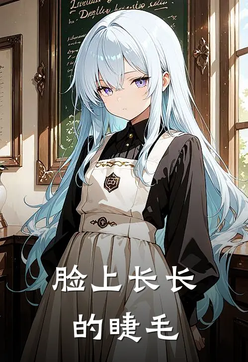 脸上长长的睫毛