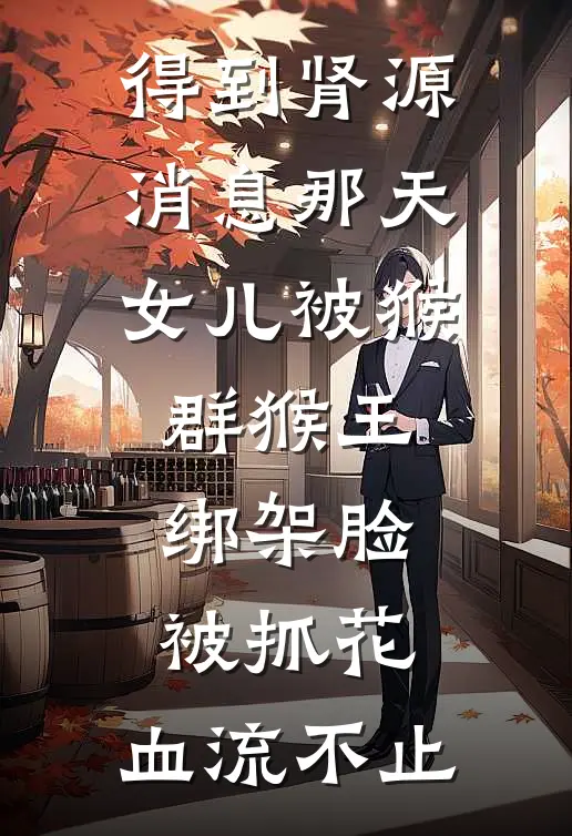 得到肾源消息那天，女儿被猴群猴王绑架脸被抓花，血流不止
