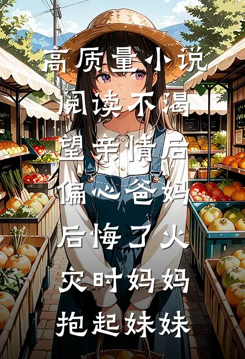 高质量小说阅读不渴望亲情后,偏心爸妈后悔了火灾时妈妈抱起妹妹