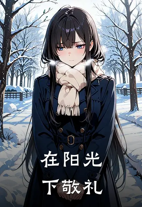 在阳光下敬礼
