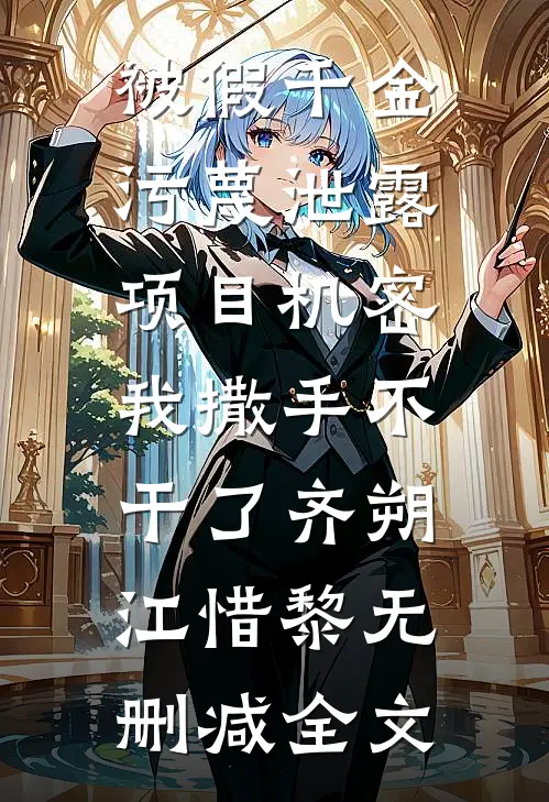 被假千金污蔑泄露项目机密，我撒手不干了齐朔江惜黎无删减全文