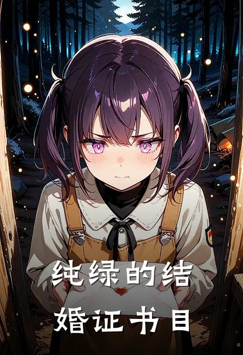 纯绿的结婚证书目