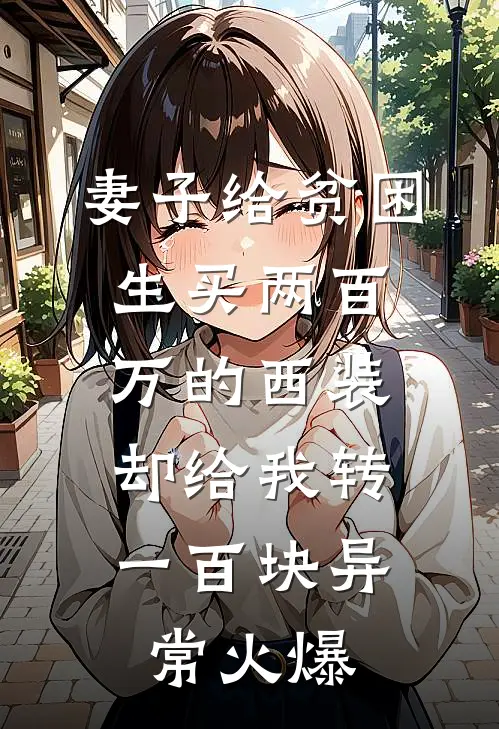 妻子给贫困生买两百万的西装，却给我转一百块异常火爆